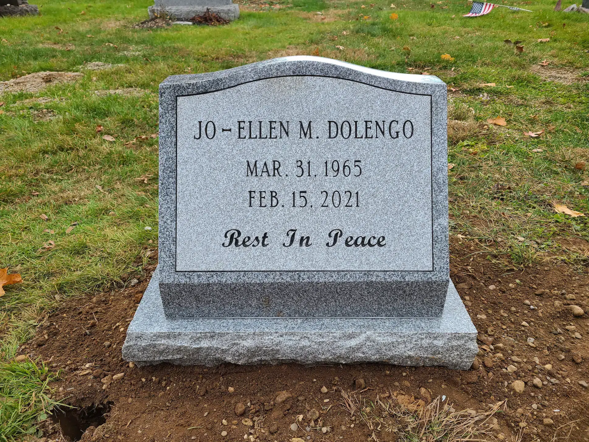 Granite Upright Monument hand-carved by Upright Monument Shop in NJ — image 4